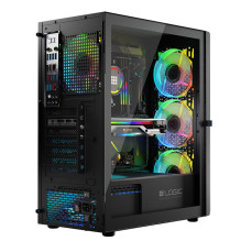 Logic ARAMIS ARGB MINIDI USB 3.0 dėklas, juodas Logic ARAMIS ARGB MINIDI USB 3.0 dėklas, juodas