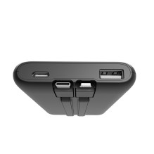 Gembird PB10-PD20-LCD-01 Fast charging power bank with integrated cables, 20W, 10000 mAh, black Gembird PB10-PD20-LCD-01 Fast charging power bank with integrated cables, 20W, 10000 mAh, black