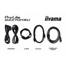 Monitorius - iiyama G-MASTER G2470HSU-B6 23.8" 1920x1080 180Hz IPS Juodas Monitorius - iiyama G-MASTER G2470HSU-B6 23.8" 1920x1080 180Hz IPS Juodas