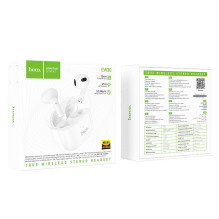 HOCO bluetooth earphones Intelligent TWS EW30 white HOCO bluetooth earphones Intelligent TWS EW30 white