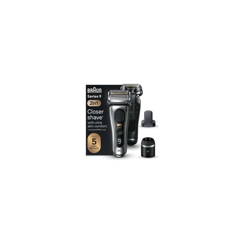 Braun Series 9 Pro+ 9597cc shaver silver / black (7500435218252)