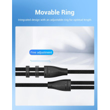 CABLE AUDIO 2X3.5MM TO 3.5MM / 0.3M BBTBY VENTION CABLE AUDIO 2X3.5MM TO 3.5MM / 0.3M BBTBY VENTION