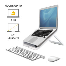 NB ACC STAND QUICK LIFT WHITE / I-SPIRE / 17" 8210101 FELLOWES