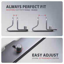 NB ACC STAND 10"-17.3" / VERT. ALUMINUM STND-VG AXAGON