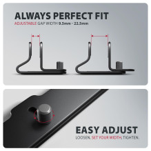 NB ACC STAND 10"-17.3" / VERT. ALUMINUM STND-VB AXAGON
