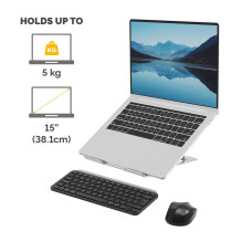 NB ACC STAND PORTABLE / SILVER 100138867 FELLOWES