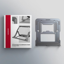 NB ACC STAND 10"-17.3" / ALUMINUM GREY STND-LAG AXAGON