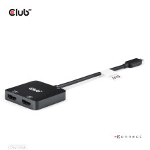 I / O HUB USB-C TO HDMI 2PORT / MST CSV-1558 CLUB3D I / O HUB USB-C TO HDMI 2PORT / MST CSV-1558 CLUB3D