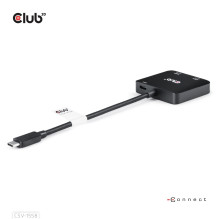 I / O HUB USB-C TO HDMI 2PORT / MST CSV-1558 CLUB3D I / O HUB USB-C TO HDMI 2PORT / MST CSV-1558 CLUB3D