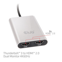 I / O ADAPTER THUNDERBOLT / HDMI / DUAL CSV-1574 CLUB3D