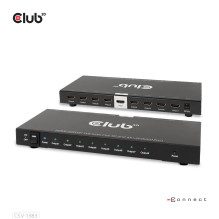 VIDEO SPLITTER HDMI 8PORT / 3D 4K 60HZ CSV-1383 CLUB3D