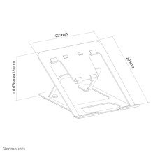 NB ACC DESK STAND 10-17" / NSLS085GREY NEOMOUNTS NB ACC DESK STAND 10-17" / NSLS085GREY NEOMOUNTS