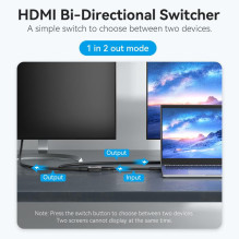 VIDEO SWITCHER HDMI 2-PORT / AKOB0 VENTION VIDEO SWITCHER HDMI 2-PORT / AKOB0 VENTION