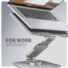 NB ACC STAND 10-17" ROTATING / ALUMINUM STND-LR AXAGON