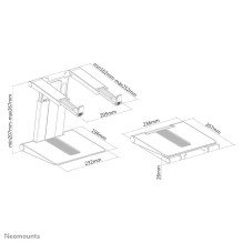 NB ACC DESK STAND 10-16" / NSLS200 NEOMOUNTS