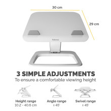 NB ACC STAND HANA LT / WHITE 100016995 FELLOWES