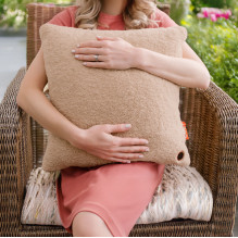 Bodi-Tek COZY Una Heated Comfort Cushion 45 x 45cm, Light Chocolate Bodi-Tek COZY Una Heated Comfort Cushion 45 x 45cm, Light Chocolate