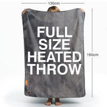 Bodi-Tek COZY Snuggle Blanket Heated Throw 130 x 160cm, Gray Bodi-Tek COZY Snuggle Blanket Heated Throw 130 x 160cm, Gray
