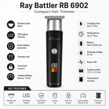Ray Battler RB 6902 plaukų kirpimo mašinėlė