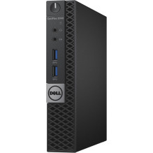 OptiPlex 3040 micro / Intel® Core™ i3-6100T (2C / 4T, 3.2 GHz, 3 MB), 4 GB DDR3L, 256 GB SSD, Intel® HD Graphics 530, Wi