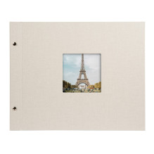 Nuotraukų Albumas - GOLDBUCH 28823 Bella Vista 39x31cm 40 Puslapių Smėlio Pilkas Nuotraukų Albumas - GOLDBUCH 28823 Bella Vista 39x31cm 40 Puslapių Smėlio Pilkas