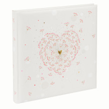 Photo Album - GOLDBUCH 08062 Golden Heart 60 Pages 30x31 cm White Photo Album - GOLDBUCH 08062 Golden Heart 60 Pages 30x31 cm White
