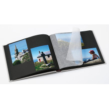Photo Album - Walther FA-209-B 50 Pages Book Linen Cover Black