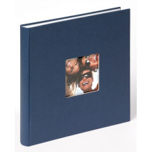 Photo Album - Walther FA-205-L Fun 40 Pages, Book Binding, 26x25 cm, Blue Photo Album - Walther FA-205-L Fun 40 Pages, Book Binding, 26x25 cm, Blue