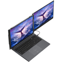 Nešiojamas monitorius „Blackview SCM6“ vieno ekrano 14 colių 1920x1080 16:9 LCD 60Hz IPS 178 USB-C 3.1x3, skirtas 13–17,
