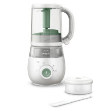 Vaikų maisto ruošimo aparatas - Philips Avent Premium 4-in-1 Garintuvas ir Trintuvas SCF885 / 01, Balta
