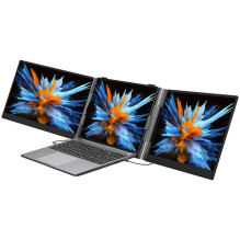 Portable monitor Blackview DCM6 Dual Screen 14inch 1920x1080 16:9 LCD 60Hz IPS 178 USB-C 3.1x3 for 13-17.3 inch laptops3