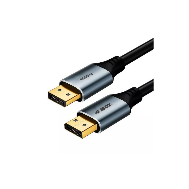 iBox ITVDP011 DisplayPort cable 4K 60Hz gold plug 1 m
