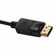 Savio CL-203 1.8 m DisplayPort VGA (D-Sub) juodas Savio CL-203 1.8 m DisplayPort VGA (D-Sub) juodas