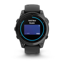 Smartwatch - Garmin Fenix 1.3' AMOLED GPS Wi-Fi Bluetooth 47mm Black