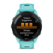 Sports Goods - Fitness Tracker Garmin Forerunner 265 GPS Heart Rate Monitor AMOLED 46mm Black Blue