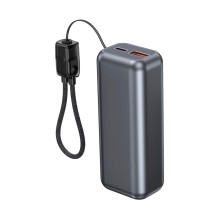 Gembird PB10-PD20-LCD-02 Compact fast charging power bank with LCD display, 20W, 10000 mAh, spacegrey Gembird PB10-PD20-LCD-02 Compact fast charging power bank with LCD display, 20W, 10000 mAh, spacegrey