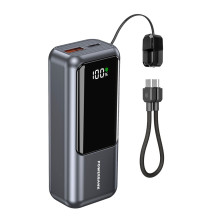 Gembird PB10-PD20-LCD-02 Compact fast charging power bank with LCD display, 20W, 10000 mAh, spacegrey Gembird PB10-PD20-LCD-02 Compact fast charging power bank with LCD display, 20W, 10000 mAh, spacegrey