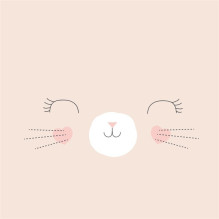 Bed linen set Atmosphera Kitty 65x65 cm 140x200 cm Bed linen set Atmosphera Kitty 65x65 cm 140x200 cm