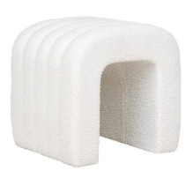 PUFAS TEDDY BALTAS 42X41X36 PUFAS TEDDY BALTAS 42X41X36
