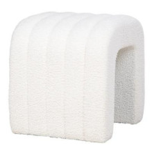 POUF TEDDY WHITE 42X41X36 POUF TEDDY WHITE 42X41X36