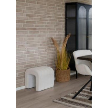 POUF TEDDY WHITE 42X41X36 POUF TEDDY WHITE 42X41X36