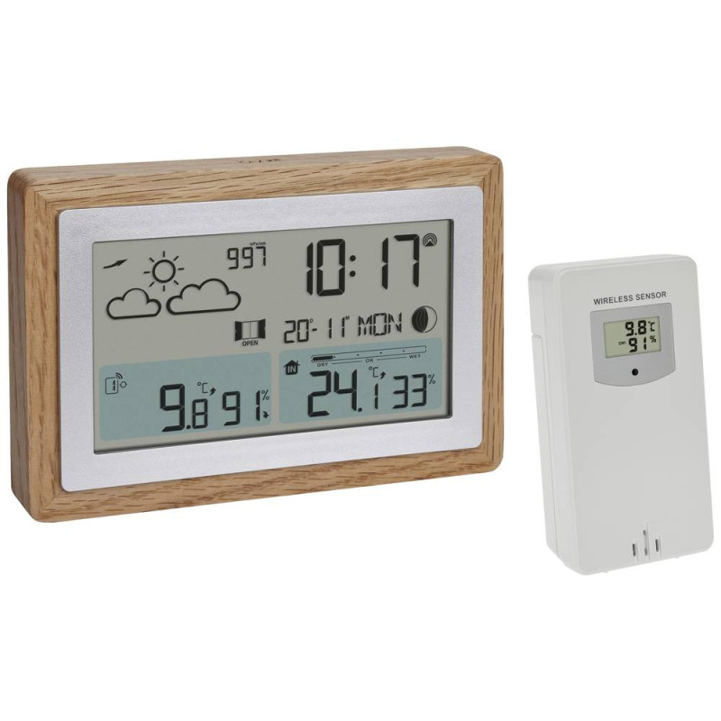 Wireless weather station "Oak" with outdoor temperature and humidity transmitter