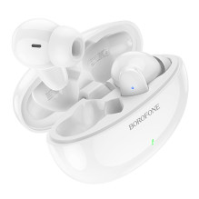 „Borofone BW19 TWS 5.3 BT“ greito suporavimo ausinės, patogios, baltos „Borofone BW19 TWS 5.3 BT“ greito suporavimo ausinės, patogios, baltos