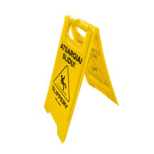 Warning sign - Caution slippery