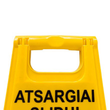 Warning sign - Caution slippery