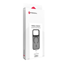 „iPhone 17 Pro“ dėklas „Forcell F-Protect Shadow Stand Premium“, suderinamas su „MagSafe“, juodas „iPhone 17 Pro“ dėklas „Forcell F-Protect Shadow Stand Premium“, suderinamas su „MagSafe“, juodas