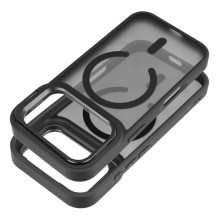 Case for iPhone 15 Forcell F-Protect Shadow Stand Premium compatible with MagSafe black Case for iPhone 15 Forcell F-Protect Shadow Stand Premium compatible with MagSafe black