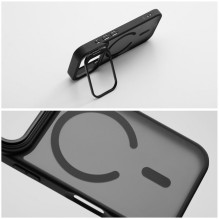 Case for iPhone 16 Forcell F-Protect Shadow Stand Premium compatible with MagSafe black