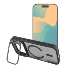 Case for iPhone 16 Pro Forcell F-Protect Shadow Stand Premium compatible with MagSafe black Case for iPhone 16 Pro Forcell F-Protect Shadow Stand Premium compatible with MagSafe black