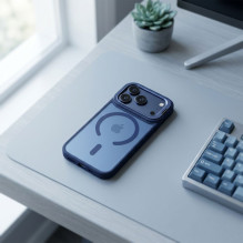 Case for iPhone 17 Pro Forcell F-Protect Shadow Stand Premium compatible with MagSafe navy blue Case for iPhone 17 Pro Forcell F-Protect Shadow Stand Premium compatible with MagSafe navy blue